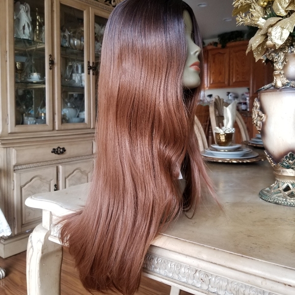 Ombre Brown Full Wig